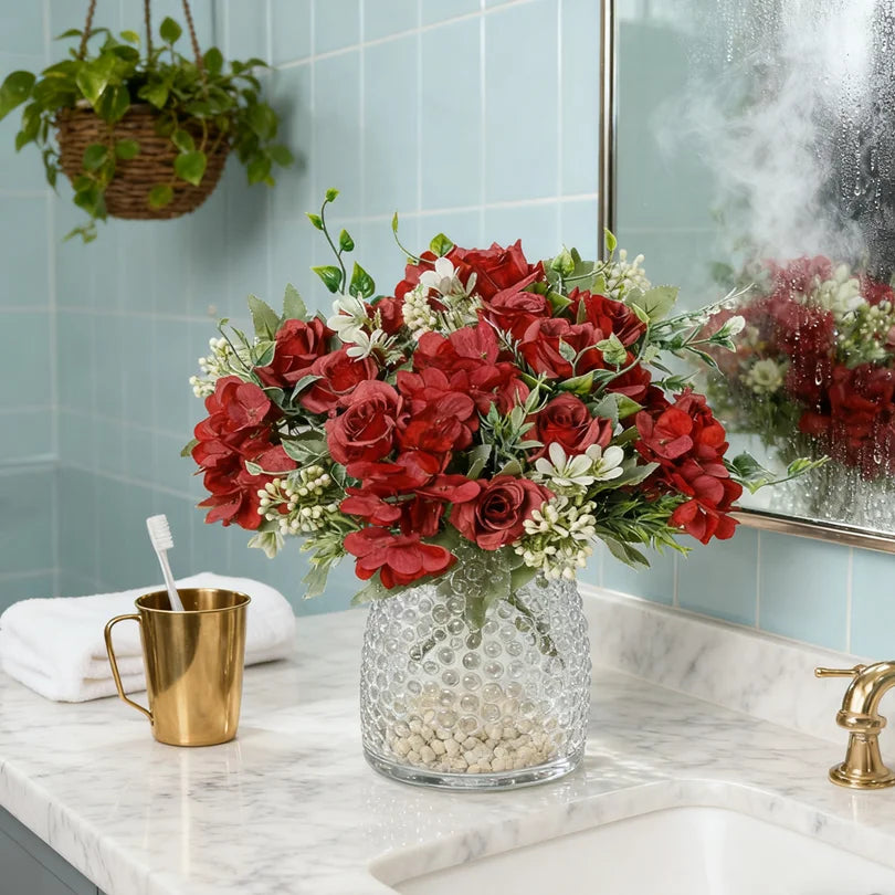 Silk Gardenia Artificial Flower Ball – Wedding & Home Décor