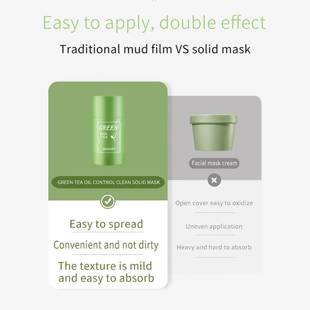 Green Tea Cleansing Stick Mask – Pore Minimizer & Blackhead Remover