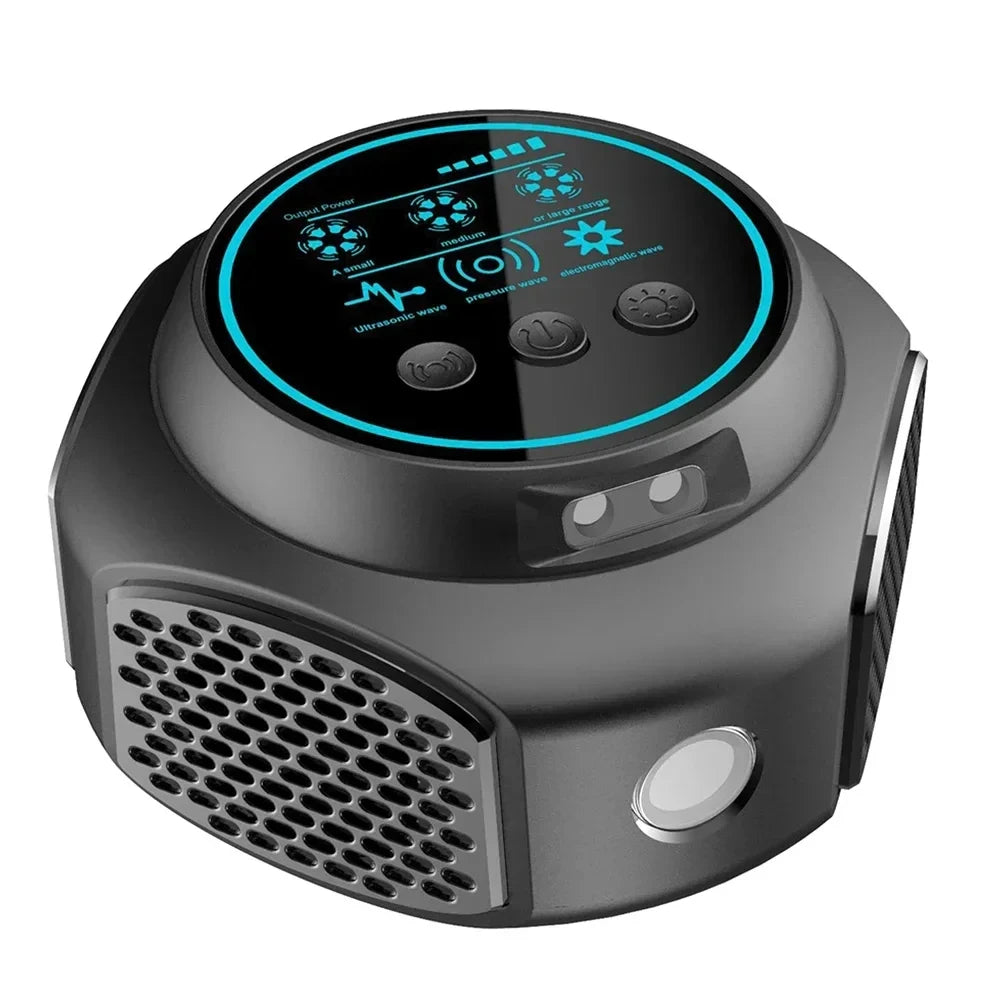 Ultrasonic Rodent Repellent 4-in-1 360 Degree Electronic Repeller Effectively Repel Rats Flies Cockroaches Mosquitoes for Indoor Peaceful Pleasures Health and Wellness