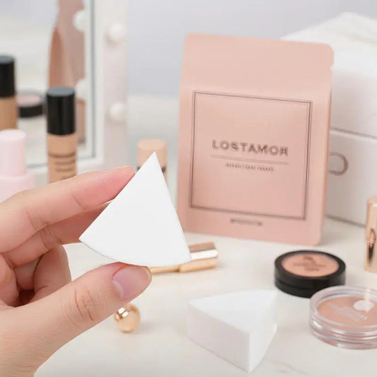 1-30Pcs Triangle Soft Makeup Sponge Wet And Dry Use Fan Shaped Puff Foundation Concealer Smearing Powder Puff Cosmetics Tool Peaceful Pleasures Health and Wellness