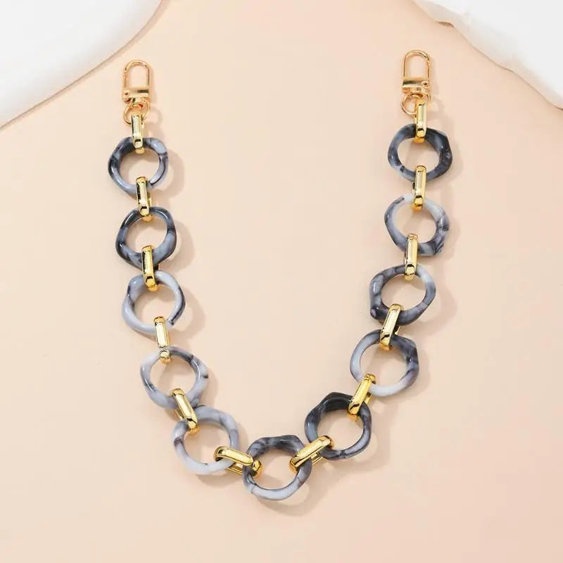Iridescent Acrylic Chain Strap | DIY Bag & Handbag Accessory