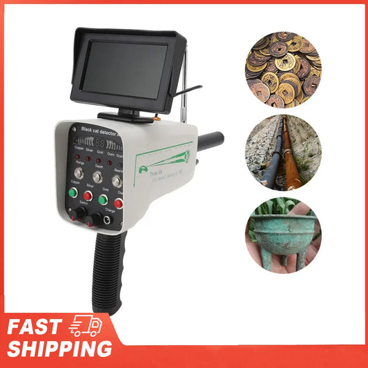 Metal Detection Finder Display Detector 1000m Range Underground Gold Peaceful Pleasures Health and Wellness