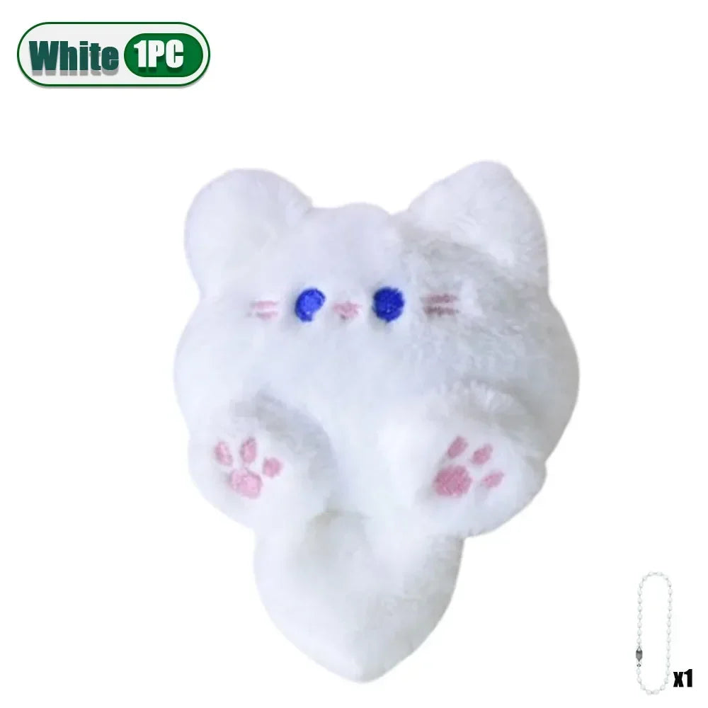 Cute Plush Cat Keychain Pendant – Bag Charm Gift 1–20 Pack