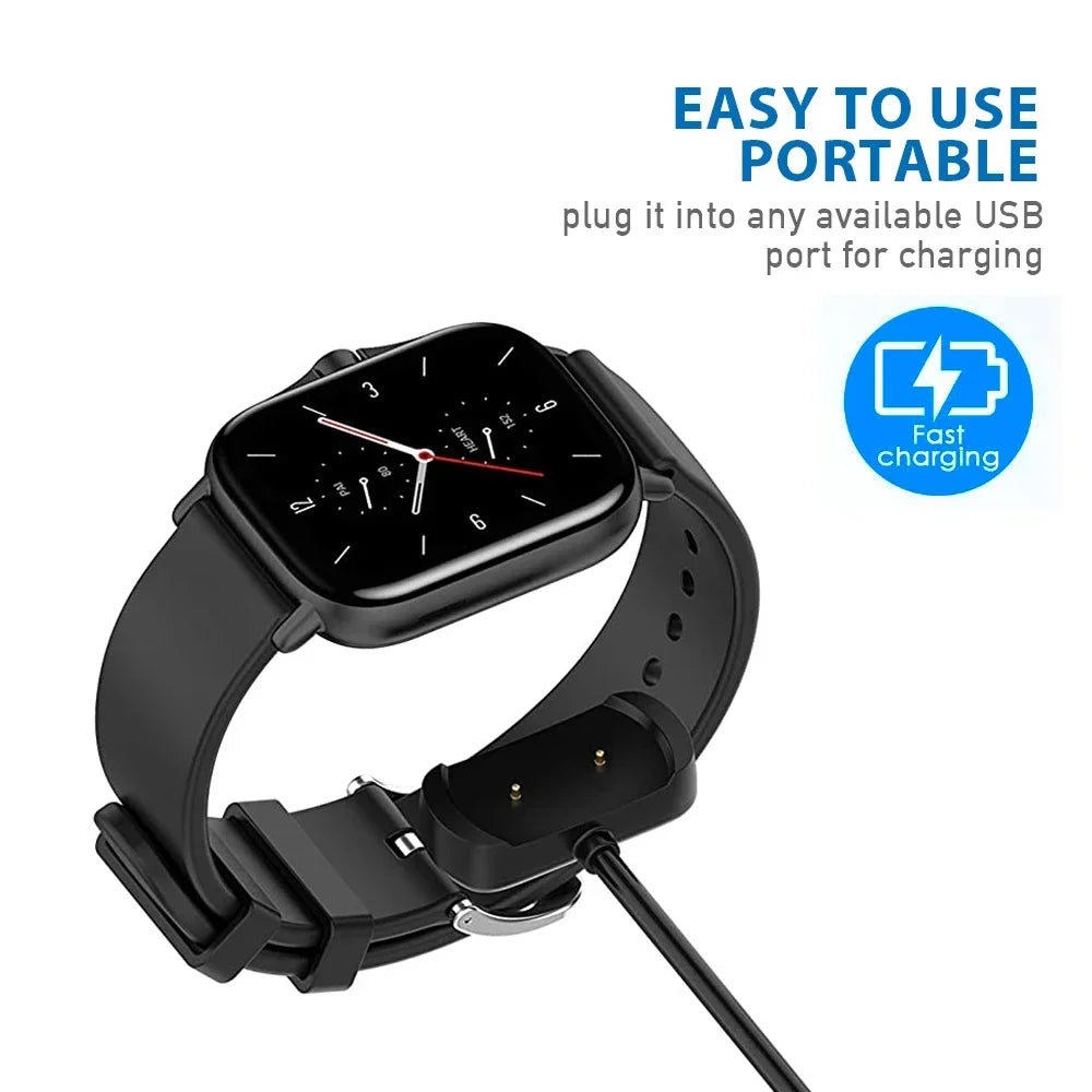 USB Charging Cable For Huami Amazfit T-Rex Pro GTS 2 Mini Adapter Chargers Cradle For GTS2 POP Zepp E GTR 2 2e Fast Charger Dock Peaceful Pleasures Health and Wellness