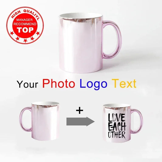 Personalized Photo & Text Ceramic Coffee Mug | Custom Gift Custom Photo Mug Peaceful Pleasures Health and Wellness