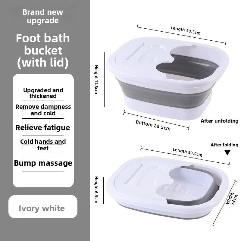 Foldable Foot Bath Tub – Portable Collapsible Basin for Travel