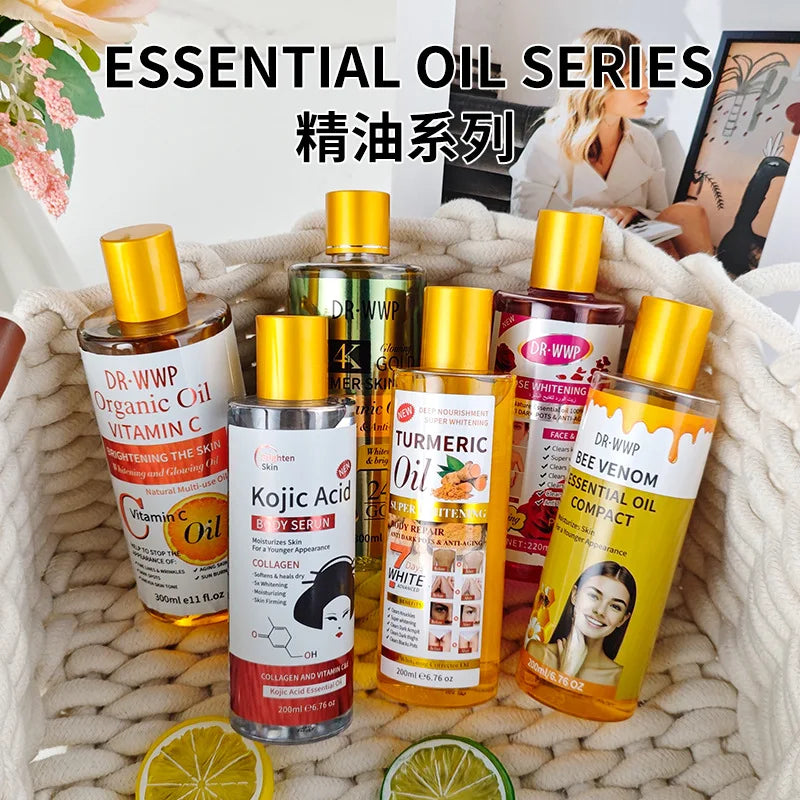 Turmeric Massage Oil – Body SPA, Moisturizing & Scraping 200/300ml