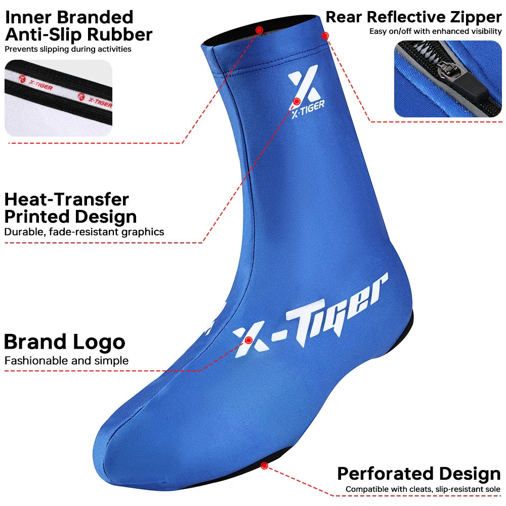 X-TIGER Winter Cycling Shoe Covers – Windproof Unisex