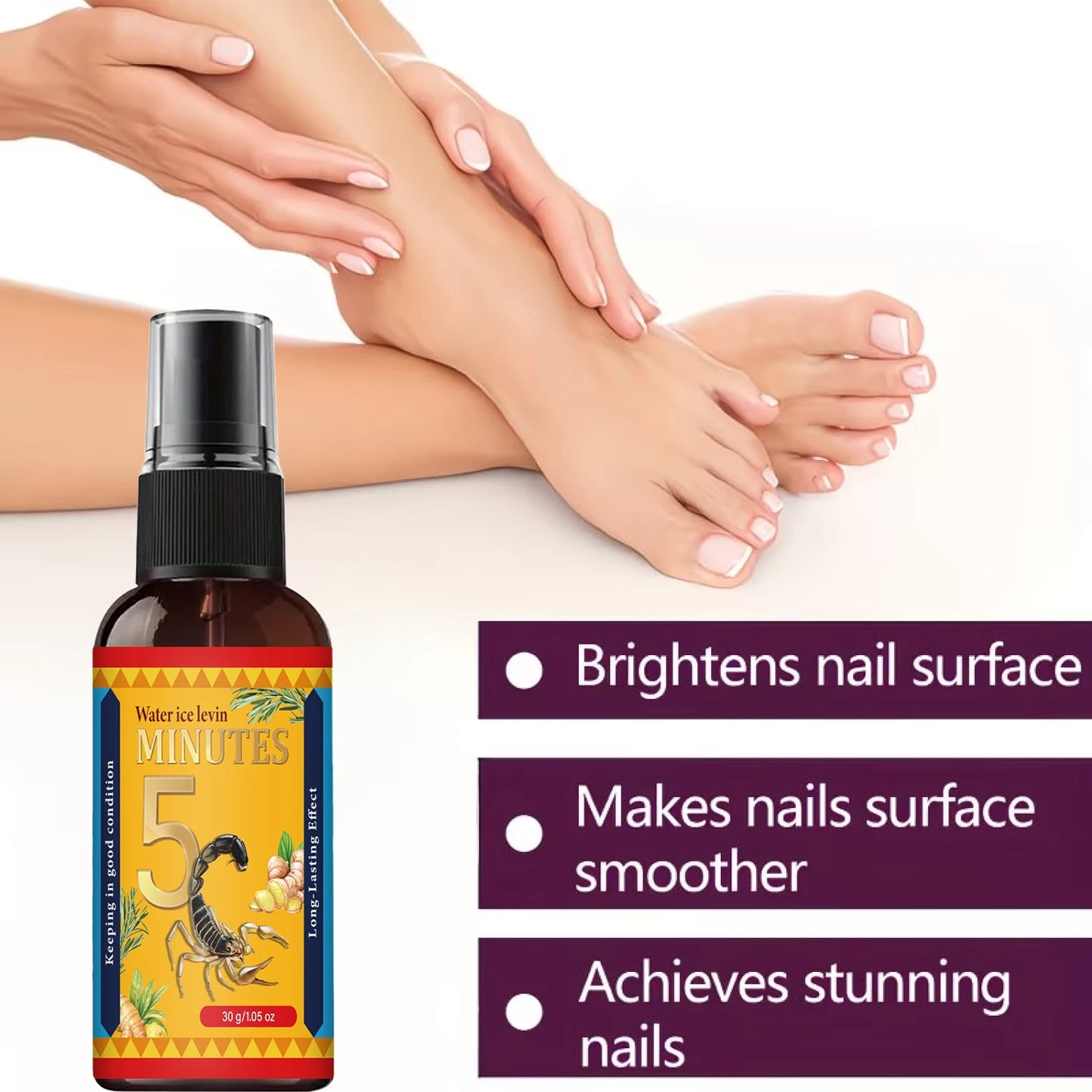 Niacinamide Biotin Nail Repair Spray | Collagen Nail Care