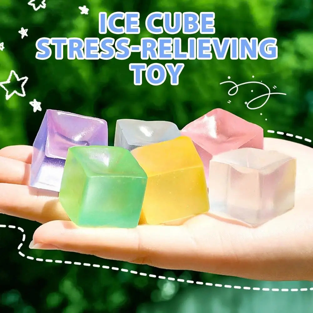 Glitter Squishy Toy Stress Relief Toy Hand Squeeze Fidget Decompression Toy for Adults Kids Gift Peaceful Pleasures Health and Wellness