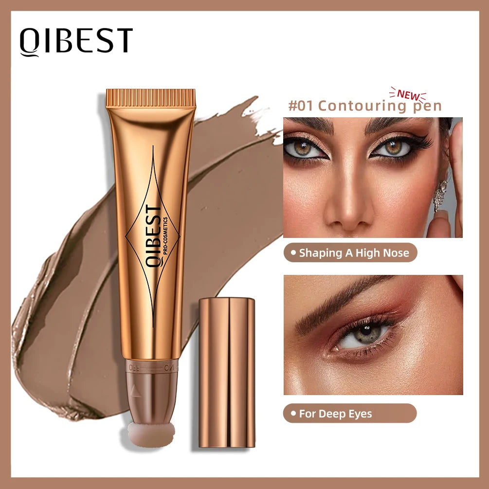 QIBEST Pink Peach Liquid Blush Velvet Matte Blusher Face Pigment Stick Lasting Natural Cream Cheek Tint Blush Makeup Contouring Peaceful Pleasures Health and Wellness