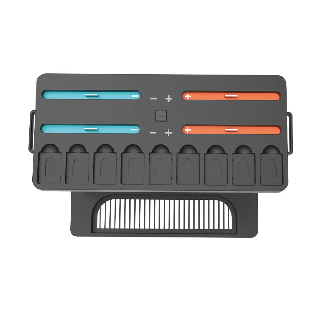 ABS Storage Stand For Switch2 Console Organizer For NS2 Controller Charger Headset Hanger To Store Game Card With RGB Light Peaceful Pleasures Health and Wellness
