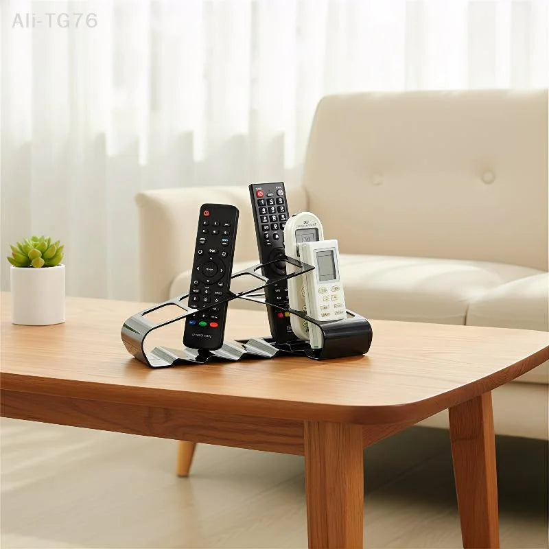 Desktop Remote Control Organizer Rack | Plastic Storage Shelf