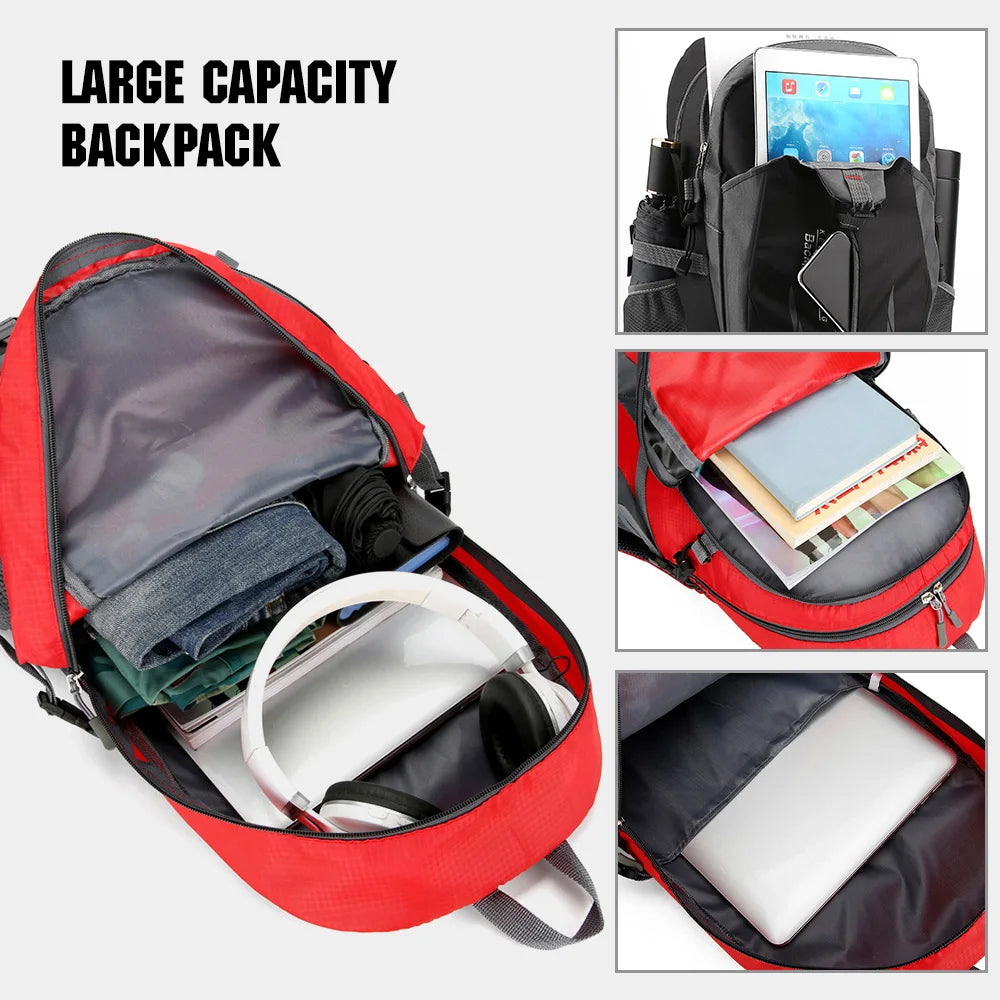 Outdoor Hiking Trekking Daypack Travel Backpack Waterproof