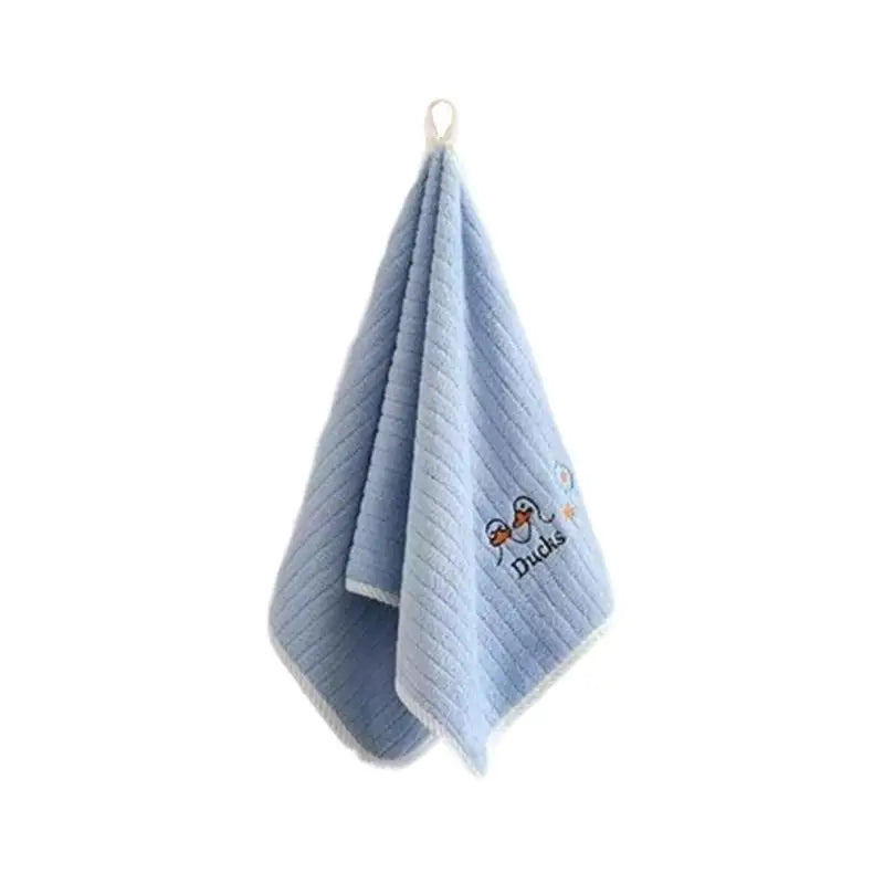 Baby Coral Fleece Washcloth | Soft Quick-Dry Drooling Towel