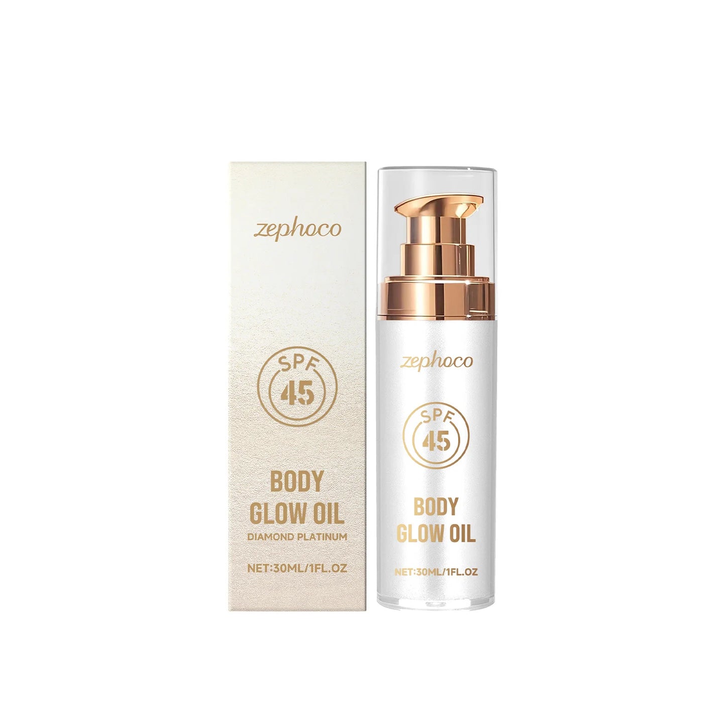 30ml Body Shimmer Oil | Coconut Glow, Moisturizing & UV Guard