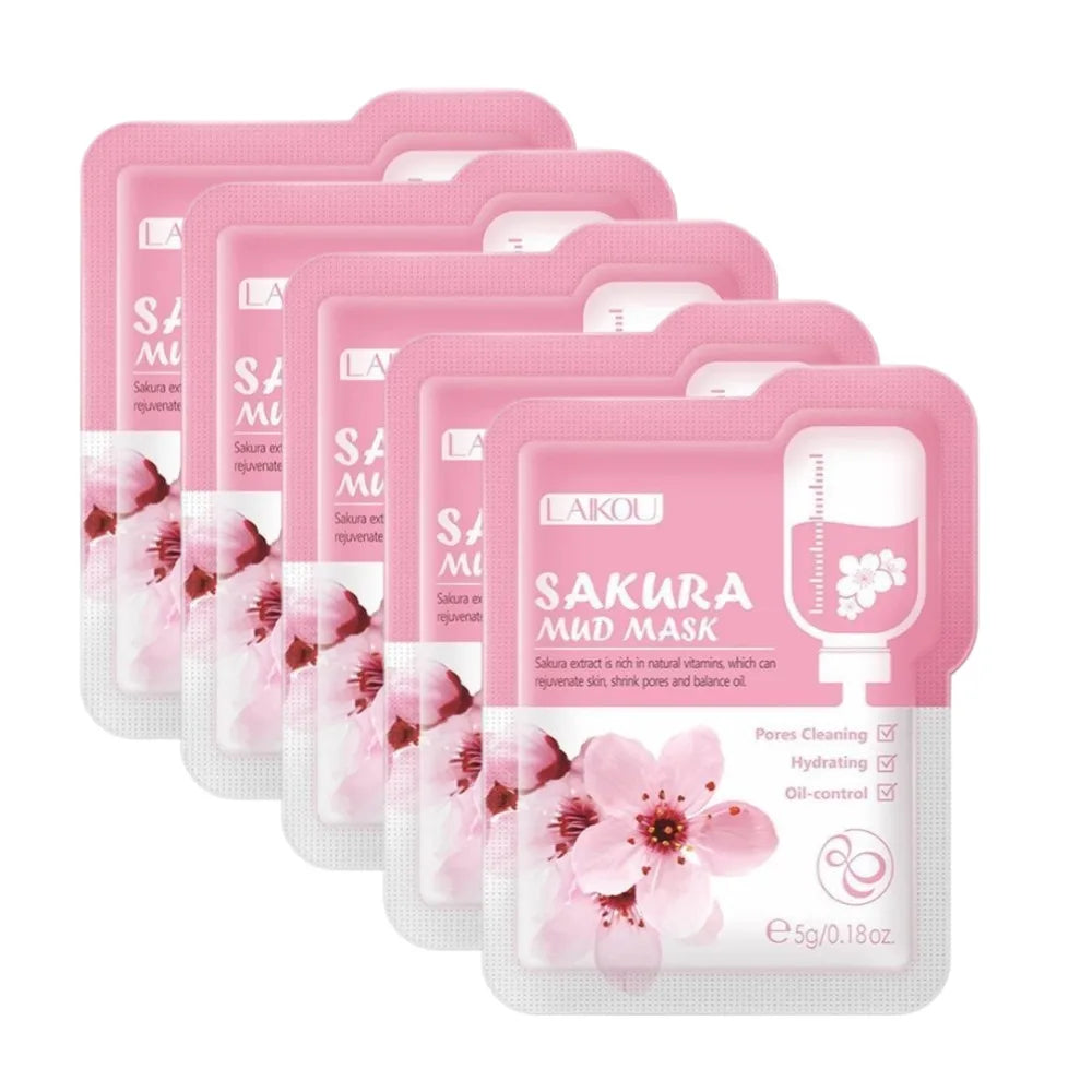 BIOAOUA Salicylic Acid Face Mask – Brightening & Firming 5PCS