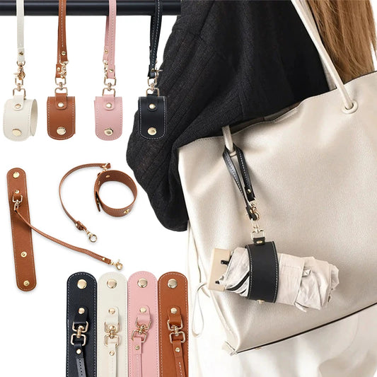 PU Leather Scarf Buckle Clip – Hat & Handbag Travel Hanger Fashion Accessory Clip Peaceful Pleasures Health and Wellness