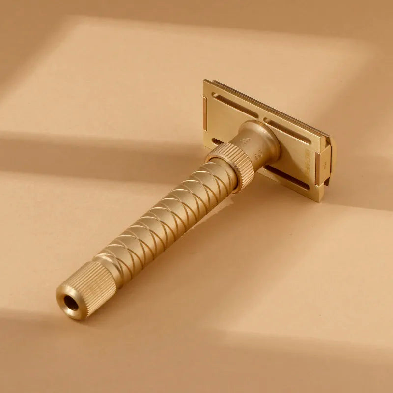 2026 New Arrival！Yaqi Brass V2 Safety Razor 100% Brass Material Adjustable With 90mm Length 12mm Diameter - the Final Cut Peaceful Pleasures Health and Wellness
