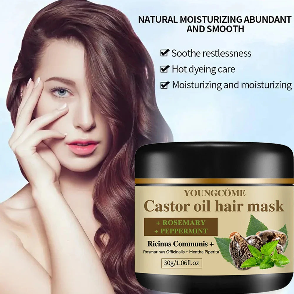 YOUNGCOME Pure Castor Oil Hair Growth Mask | Anti-Breakage