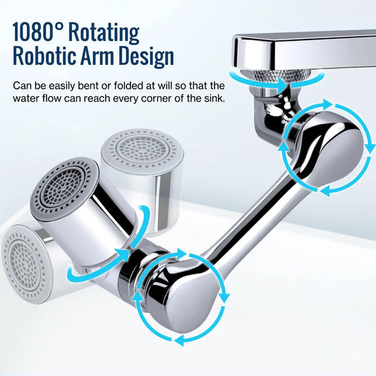 1080° Rotating Faucet Aerator Sprayer | 22/24mm Kitchen & Bath Faucet Aerator Sprayer Oasis Select