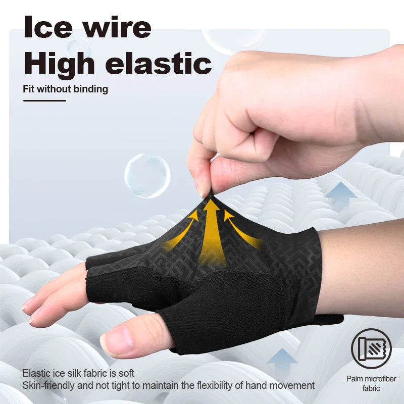 X-TIGER Half Finger Cycling Gloves – Anti-Slip Breathable
