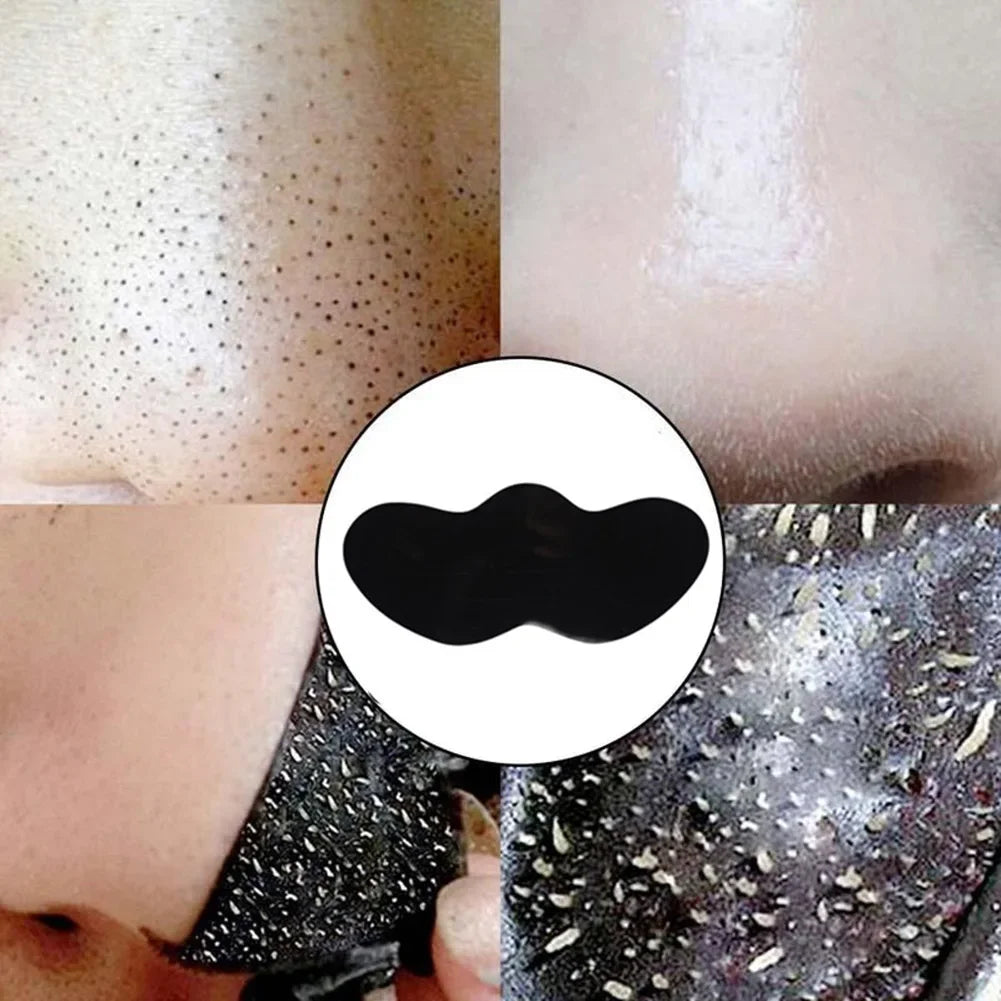 Bamboo Charcoal Nose Pore Cleansing Strips 50/100 Pcs