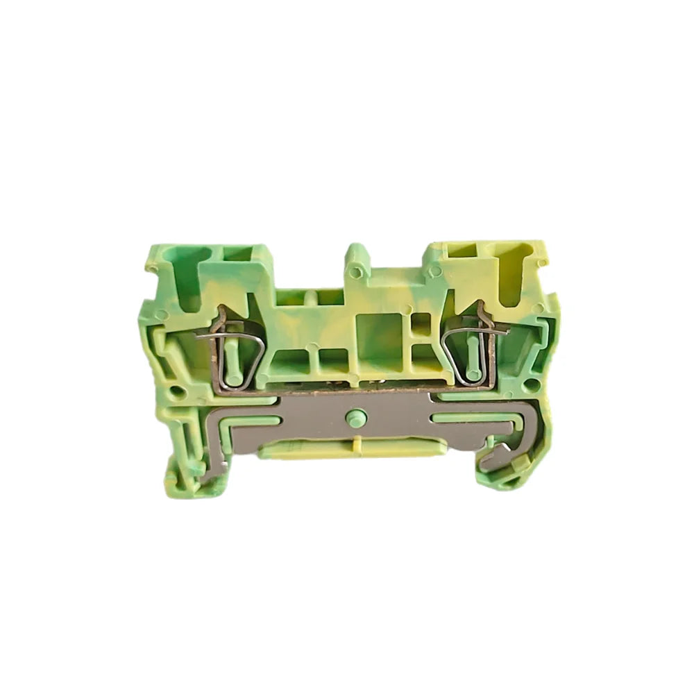 10PCS PT1.5 Screw Free Terminal Block 1.5mm² Wire Quick Push-In Din Rail Terminal Electrical Connector Peaceful Pleasures Health and Wellness PT1.5 PE