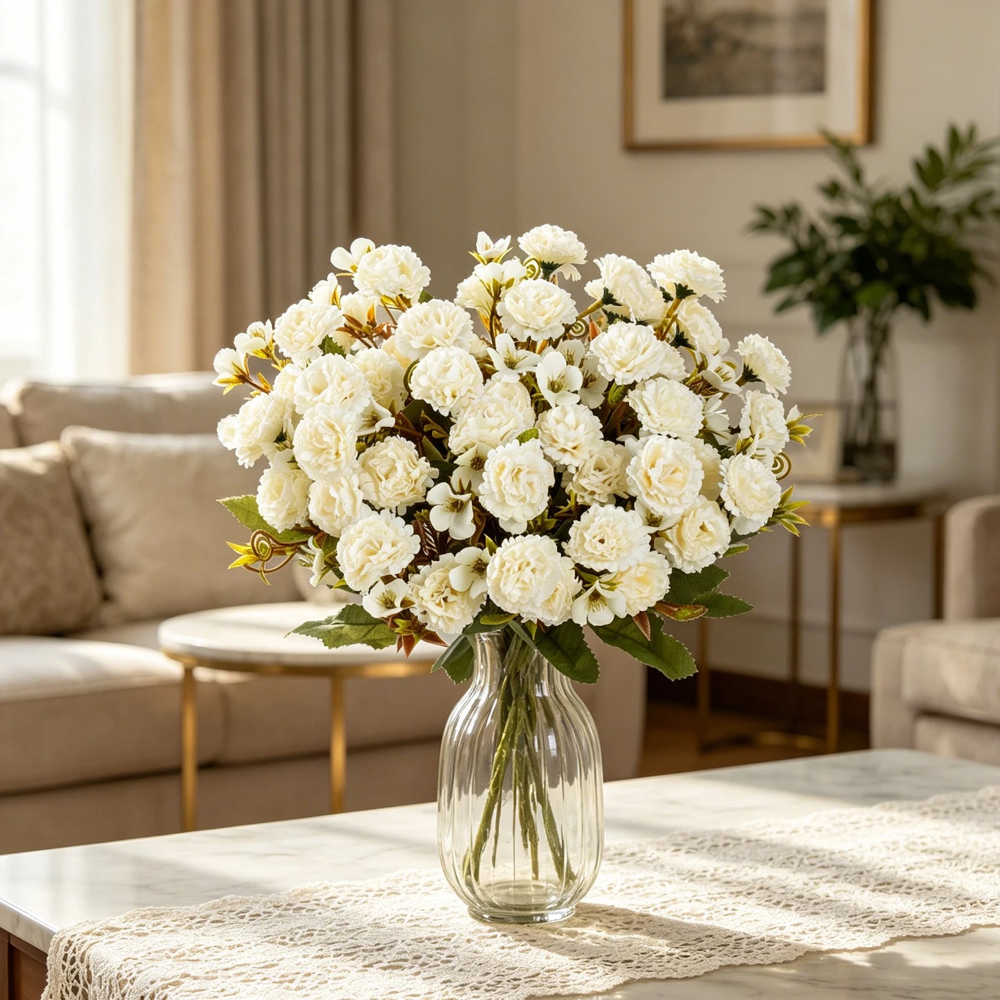 Artificial Silk Carnation Flowers – Wedding & Home Décor