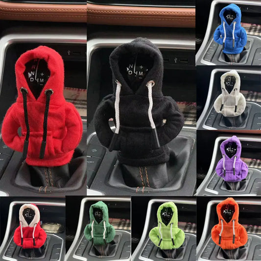 Mini Hoodie Gear Shift Knob Cover – Universal Car Decor Gear Shift Cover Oasis Select