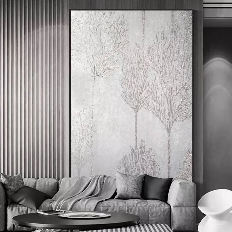 Luxury Abstract Modern Minimalist Style Living Room Sofa Background Wall Bedroom Decoration Hangmade OilPainting Hanging Picture Peaceful Pleasures Health and Wellness
