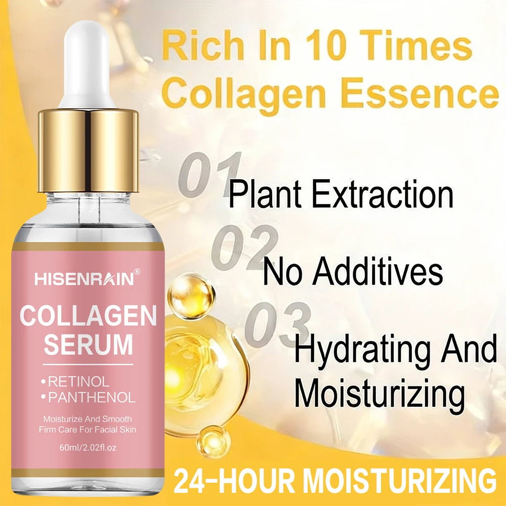 HISENRAIN Collagen Serum Gift Set - Anti-Aging & Hydrating Formula, Perfect Holiday Present with Single & Bundle Options. Peaceful Pleasures Health and Wellness