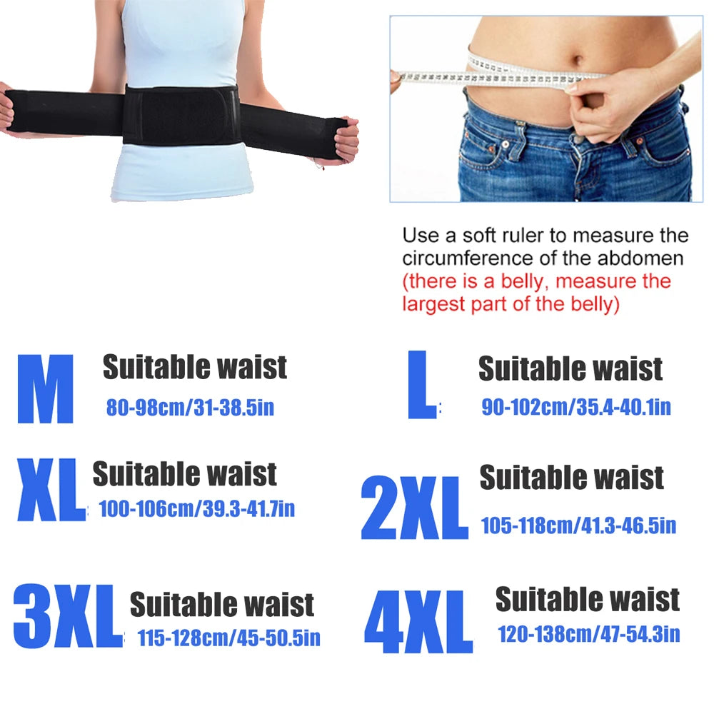WEFITON Magnetic Self-Heating Lumbar Support Back Brace Lumbar Support Belt Peaceful Pleasures Health and Wellness