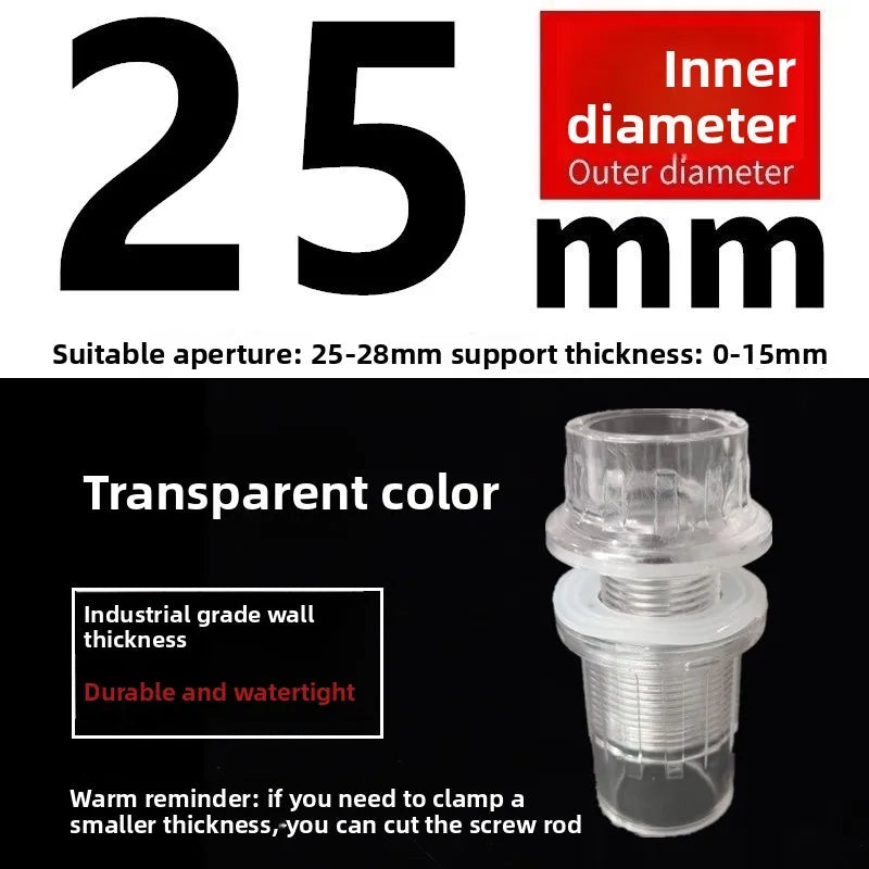 Acrylic Pipe Fittings – Elbow, Tee & End Cap | Fish Tank