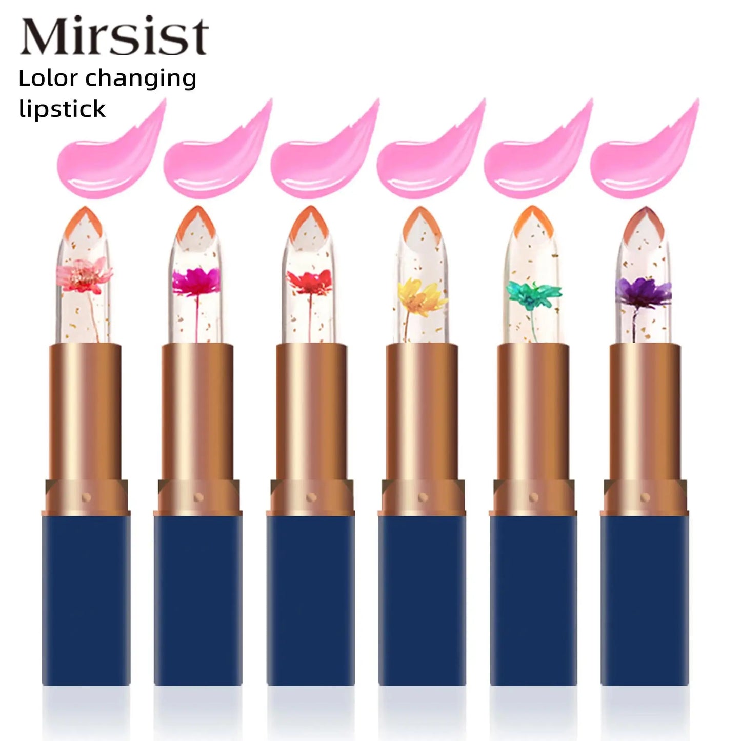 MIRSIST Color Changing Jelly Flower Lipstick – Moisturizing Balm