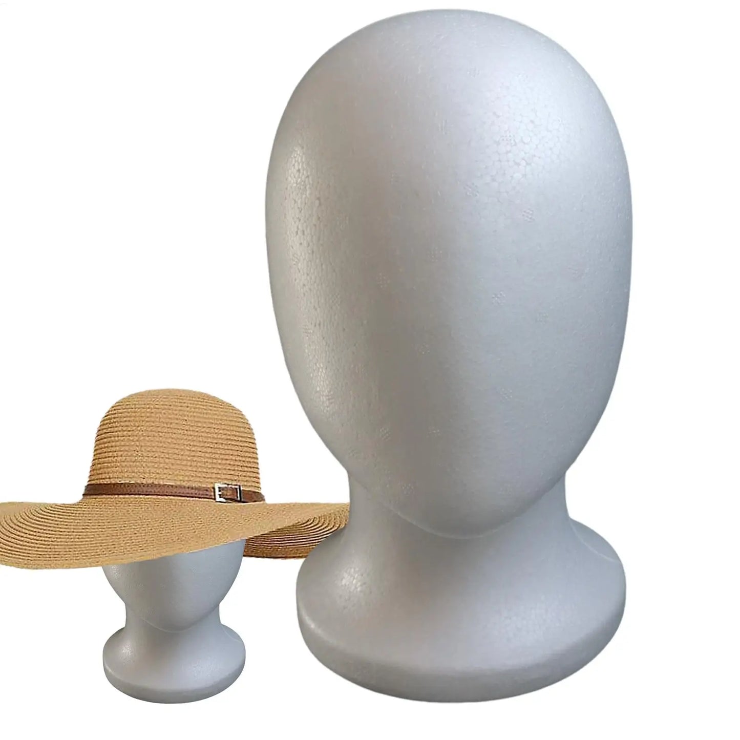 Foam Mannequin Head Model Hat Caps Wig Glasses Display Stand Rack Stable Base Shopping Mall Closet Holder Photography Prop Peaceful Pleasures Health and Wellness