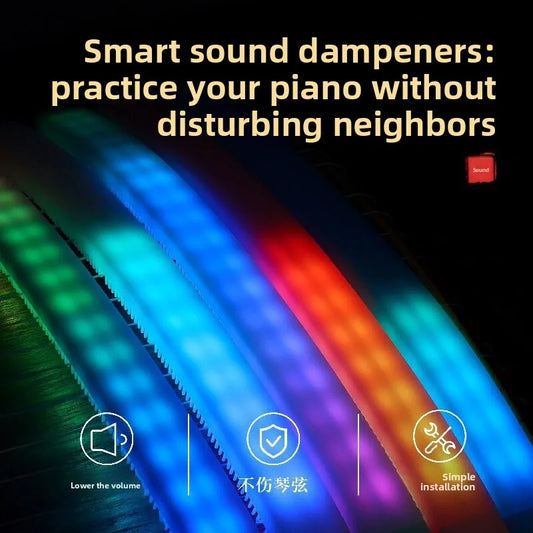 Guzheng Silent Bar Weakener Specialized Night Practice Soundproofing Peaceful Pleasures Health and Wellness