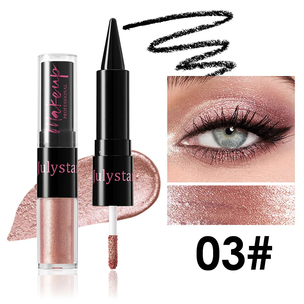 2-in-1 Glitter Metallic Liquid Eyeshadow & Eyeliner Pen