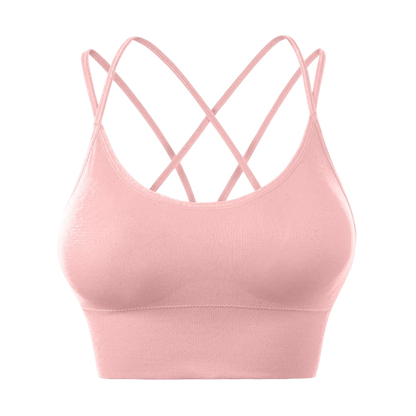 Women's Wirefree Crisscross Sports Bra – Yoga & Running