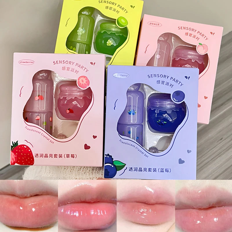 Hydrating Brightening Lip Mask | 24-Hour Moisture & Lip Oil