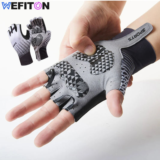 1Pair Cycling Bike Gloves,5MM Padded Half Finger Bicycle Gloves,Summer Road Bike Gloves for Cycling,Running,Working Out Peaceful Pleasures Health and Wellness