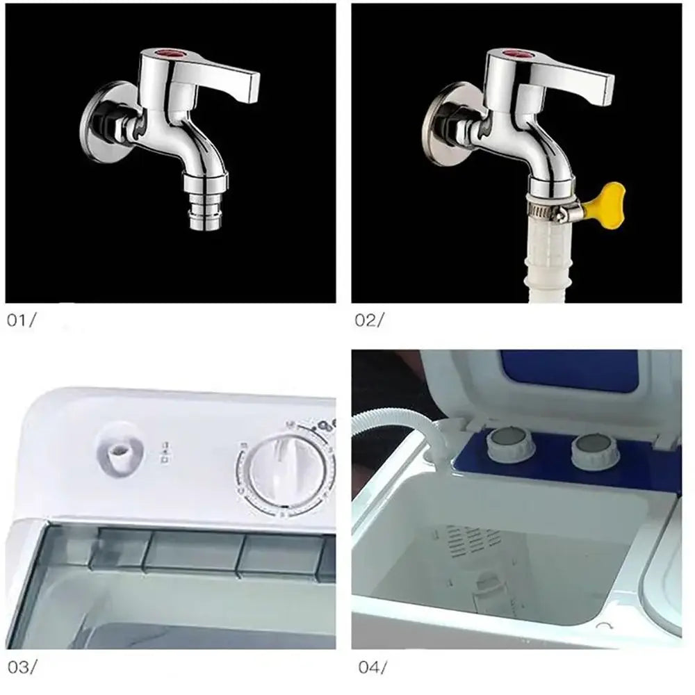 Flexible PP Drain Hose Pipe – Stretchable White Plumbing Tube