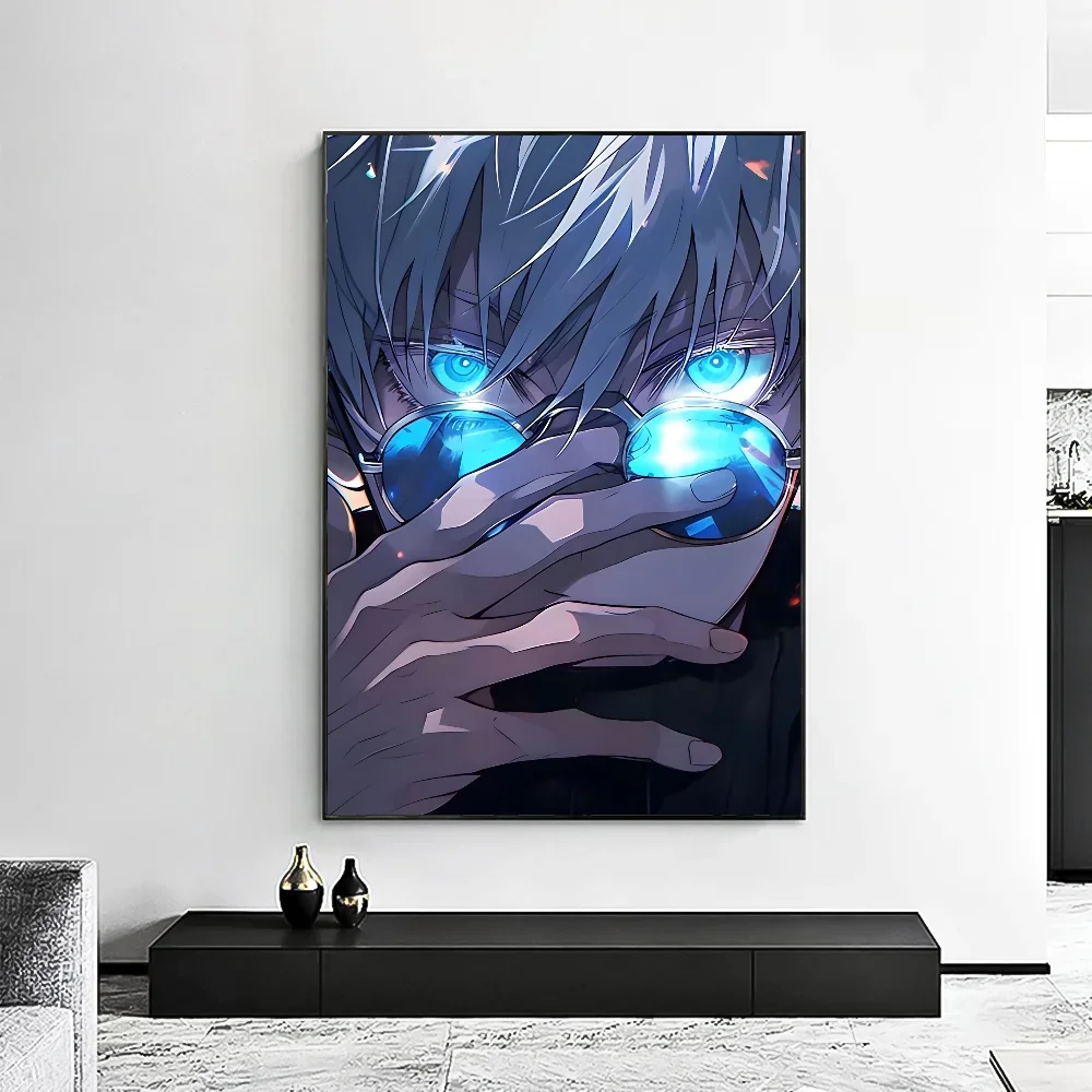 Satoru Gojo Canvas Wall Art | Jujutsu Kaisen Anime Poster