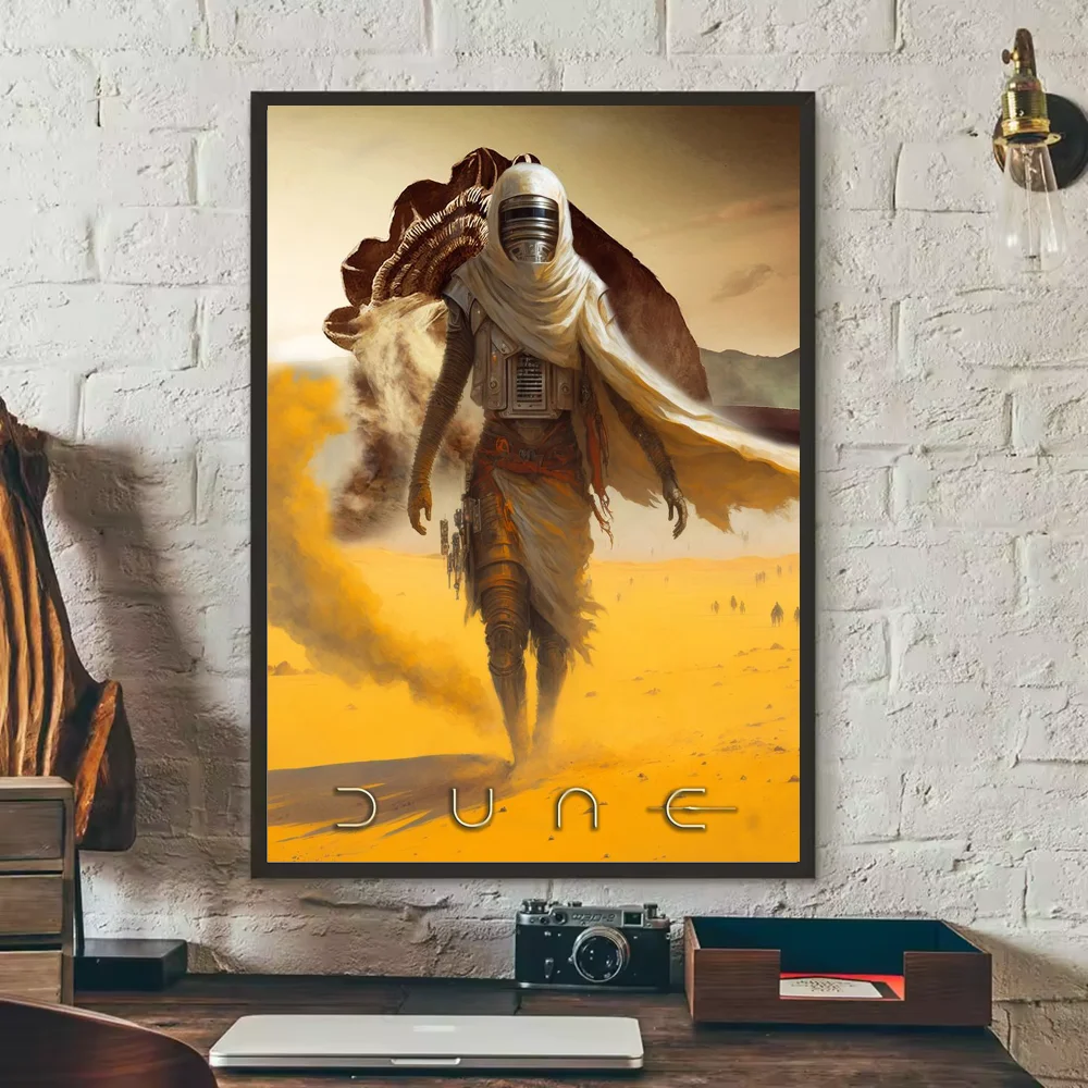 Dune Part 2 Movie Poster HD Waterproof PVC Wall Art Sticker Movie Wall Poster Peaceful Pleasures Health and Wellness z4 21X30cmNoframe