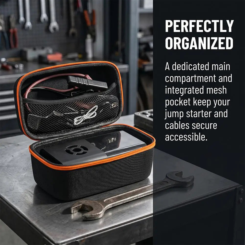 Hard Shell EVA Case for Jump Starters & Power Packs | Shockproof EVA Carrying Case Peaceful Pleasures Health and Wellness