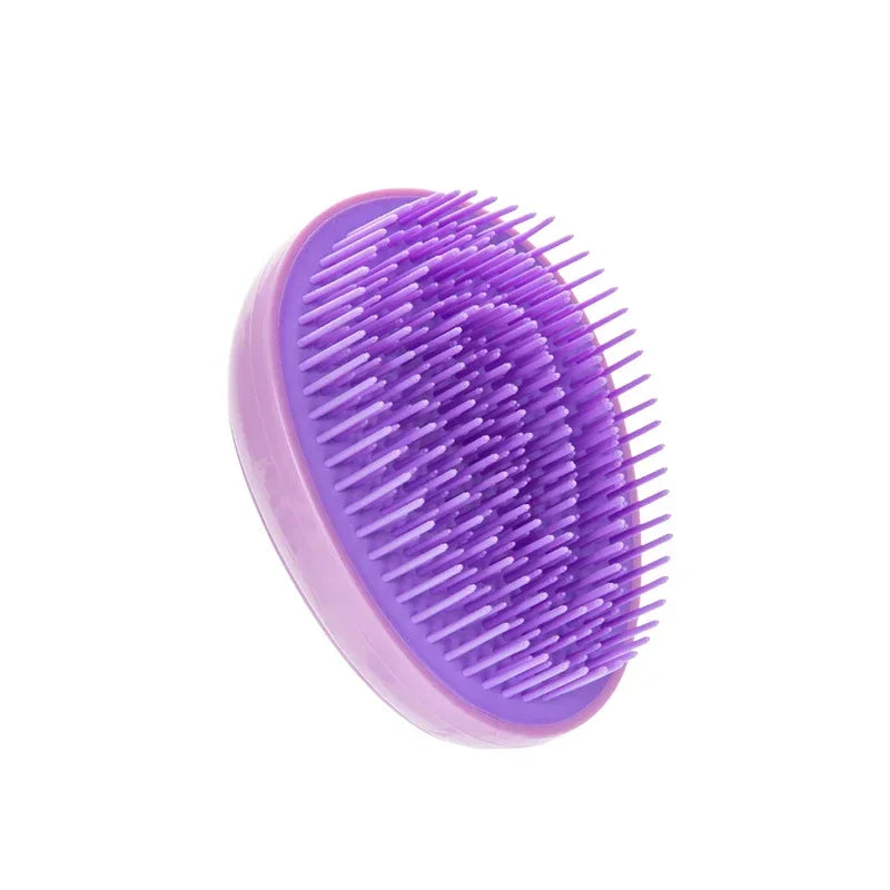 Mini Egg Round Hairbrush – Portable Detangling & Scalp Massage Comb