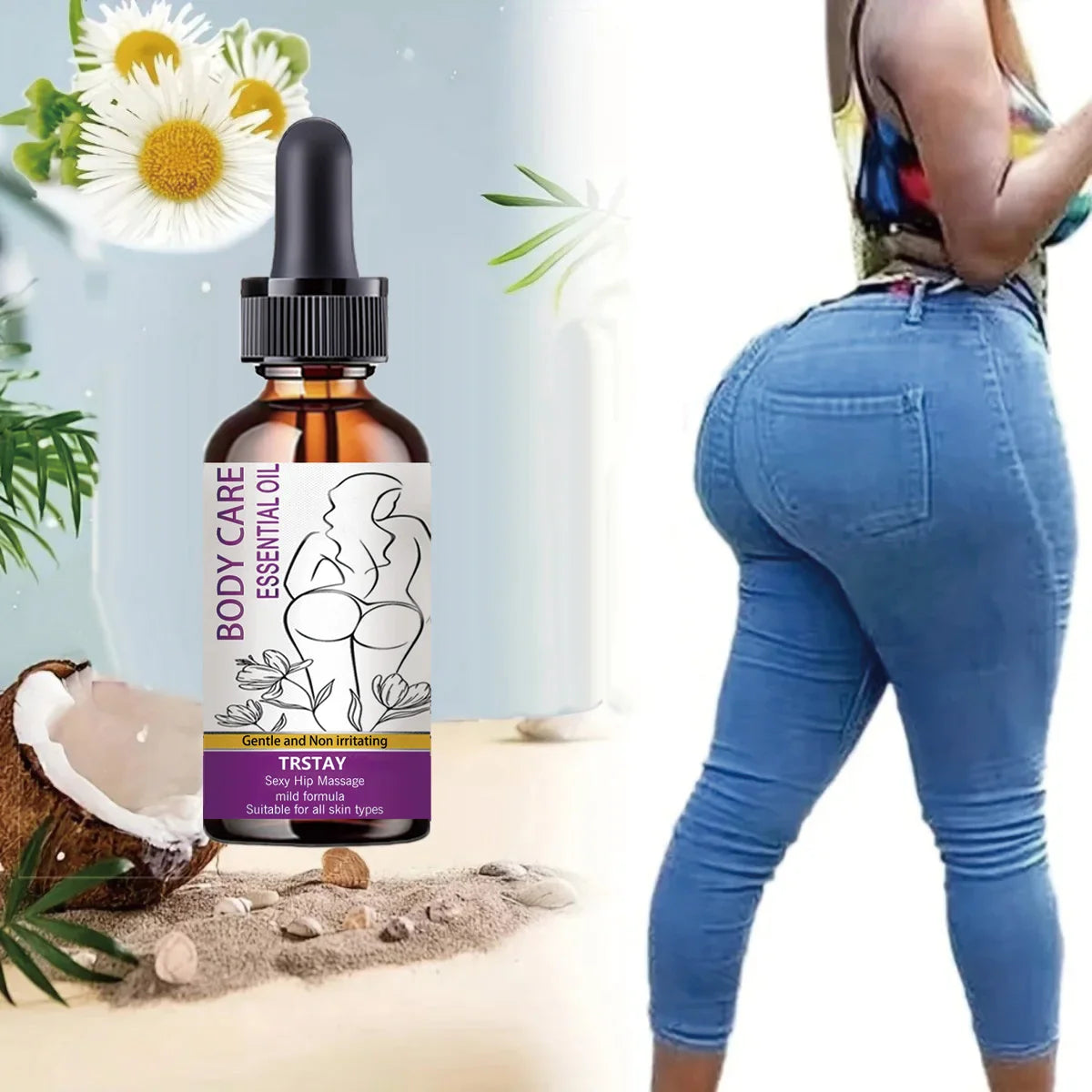 TRSTAY Hip Firming & Lifting Essential Oil – 100% Pure Natural