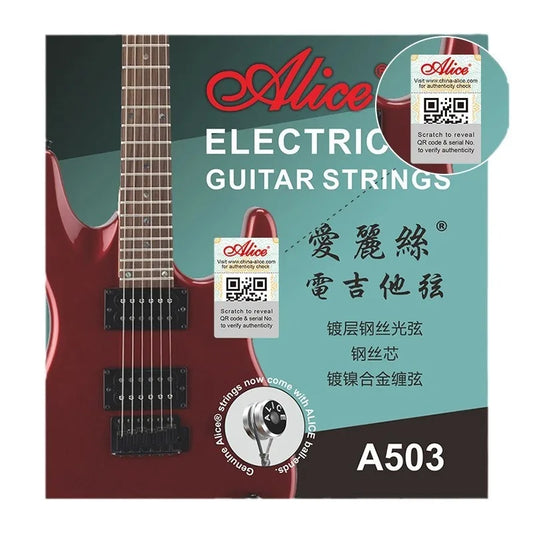 Alice Electric Guitarstring A503 Guitar Special 009 Strings 1 2 6 Peaceful Pleasures Health and Wellness 508SL-6 string