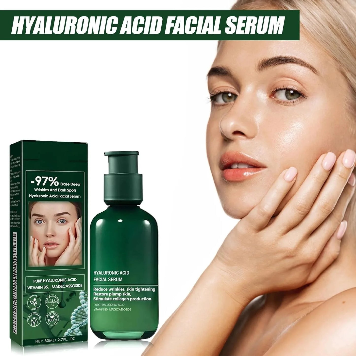 LGRAMER Vitamin B5 Hyaluronic Acid Face & Neck Firming Serum
