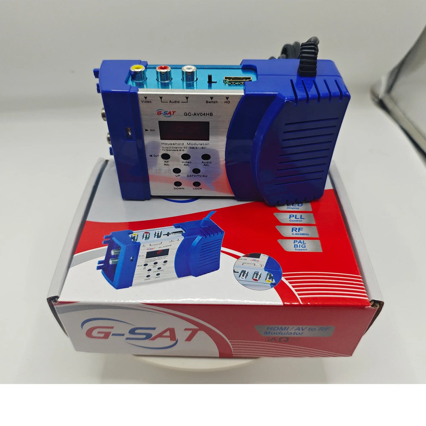 1-Channel HDMI & AV to RF Modulator – PAL/NTSC CATV Hotel